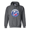 Lake Cowichan LAKERS Baseball ~ Classic Logo ~ Gildan Heavy Blend 50/50 Pullover Hooded Adult Sweatshirt