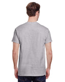 Show your support with the Barth Logo Embroidered on the Left Chest of this Gildan Adult Ultra Cotton® 6 oz. T-Shirt ~ Barth Syndrome Foundation of Canada      6 oz., 100% preshrunk cotton;     Ash Grey is 99/1; Sport Grey is 90/10; Antique colors are 90/10; Heathers and Safety colors are 50/50; Cotton/Polyester     Tear away label     Double-needle Sleeve and Bottom Hem     Seamless Double-needle 7/8" Collar     Taped Neck and Shoulders