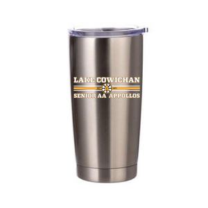 Lake Cowichan Appollos Sr Hockey ~ 20 oz Stainless Steel Tumbler ~ Classic Logo
