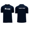 Lake Cowichan LAKERS Hockey ~ Alternate Logo ~ Athletic Knit Performance - Adult T-Shirt *Navy Blue*