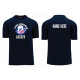 Lake Cowichan LAKERS Hockey ~ Classic Logo ~ Athletic Knit Performance - Adult T-Shirt *Navy Blue*