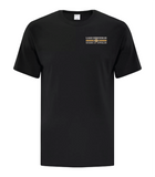 Lake Cowichan Appollos Sr Hockey ~ ATC - 100% Cotton - Adult T-Shirt ~ Vintage Logo *Black*