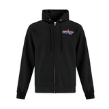 Cowichan Valley Minor Hockey ~ ATC 50/50 Full Zip Hooded Adult Sweatshirt ~ Left Chest Logo