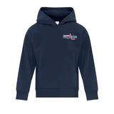 Cowichan Valley Minor Hockey ~ ATC 50/50 Pullover Hooded Youth Sweatshirt ~ Left Chest Logo