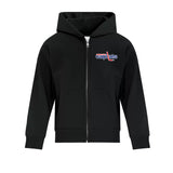 Cowichan Valley Minor Hockey ~ ATC 50/50 Full Zip Hooded Youth Sweatshirt ~ Left Chest Logo