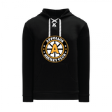 Lake Cowichan Appollos Sr Hockey ~ Athletic Knit Hockey Lace Youth Hoodie ~ Alternate Logo - Black