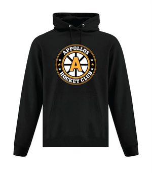 Lake Cowichan Appollos Sr Hockey ~ ATC 50/50 Pullover Hooded Adult Sweatshirt ~ Alternate Logo