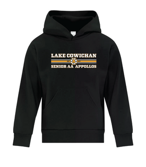 Lake Cowichan Appollos Sr Hockey ~ ATC 50/50 Pullover Hooded Youth Sweatshirt ~ Vintage Logo