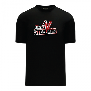 Nanaimo Steelmen Sr Hockey ~ Athletic Knit Performance - Adult T-Shirt ~ Black