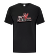 Nanaimo Steelmen Sr Hockey ~ ATC 100% Cotton - Youth T-Shirt ~ Black