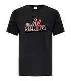 Nanaimo Steelmen Sr Hockey ~ ATC 100% Cotton - Youth T-Shirt ~ Black