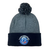 Lake Cowichan LAKERS Hockey ~ Classic Logo ~ Embroidered PomPom Toque