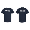 Lake Cowichan LAKERS Hockey ~ Alternate Logo ~ Gildan 10 oz - 100% Cotton Adult T-Shirt *Navy Blue*