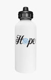 This Stainless Steel 600 ml Water Bottle - Pop Top ~ Barth Syndrome Foundation of Canada is customized with the Barth Hope logo on both sides of the mug.